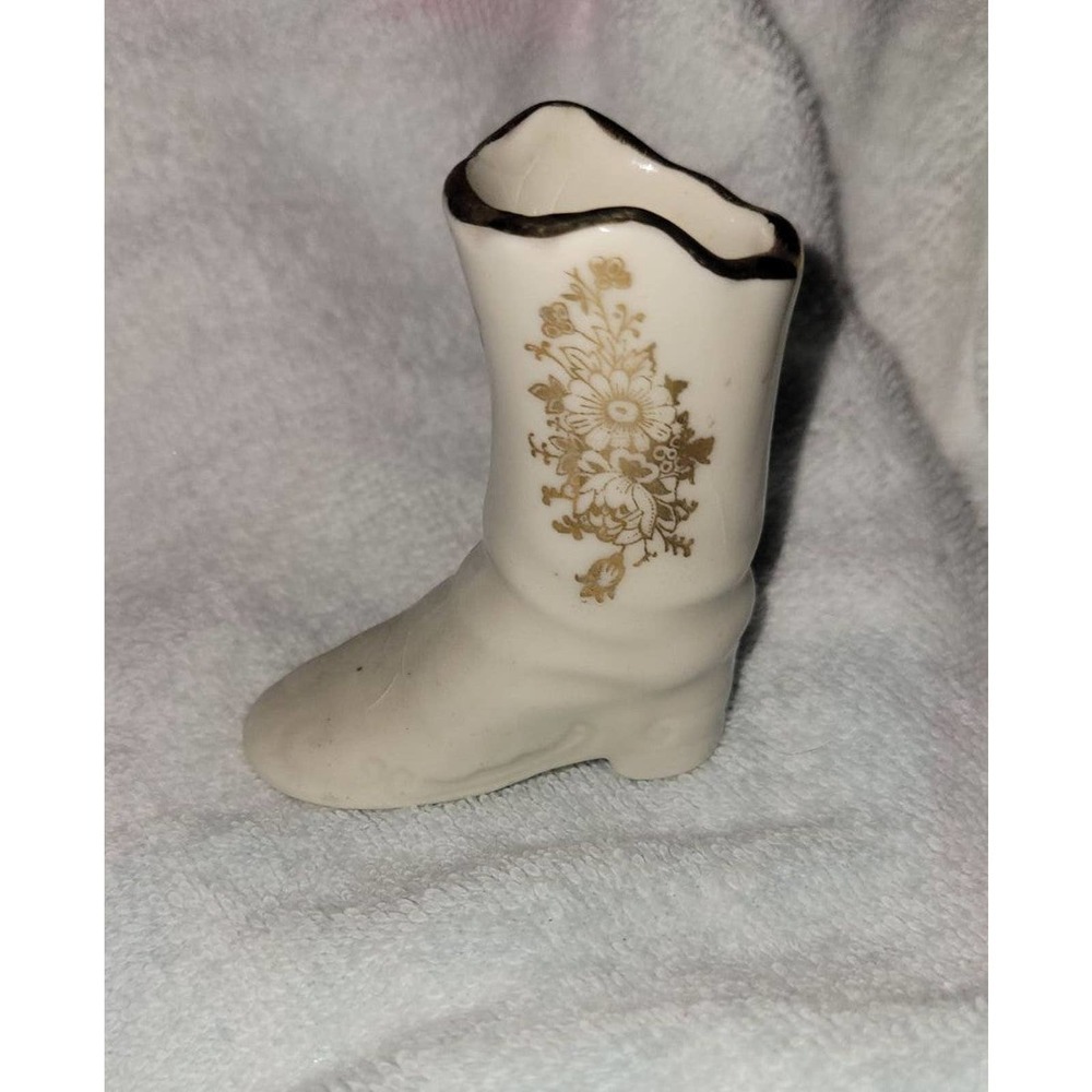 Vintage boot toothpick holder